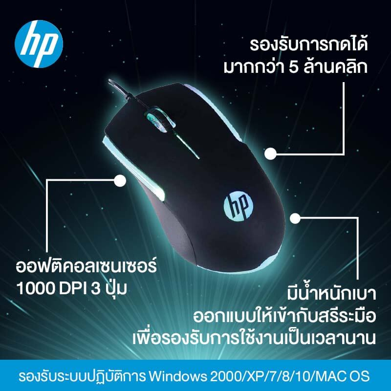 HP เม้าส์ M160