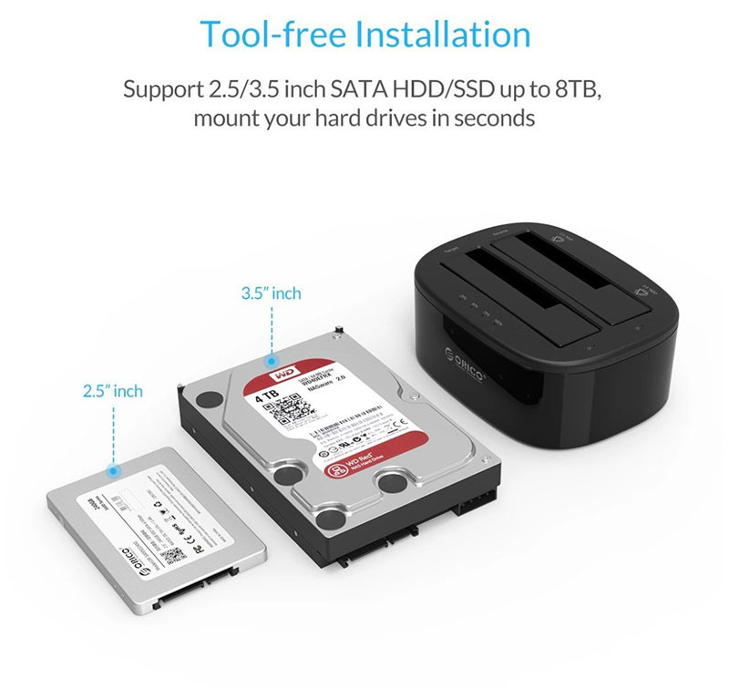 ORICO Docking Station 6228 US3-C