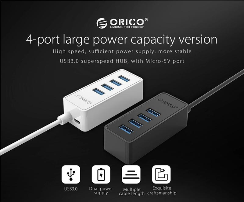 ORICO USB 2.0 HUB W5P-U2