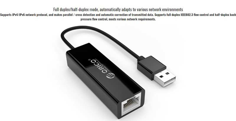 ORICO USB To Ethernet UTJ-U2