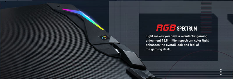 Nubwo โต๊ะเกม NXGD-800 RGB Spectrum