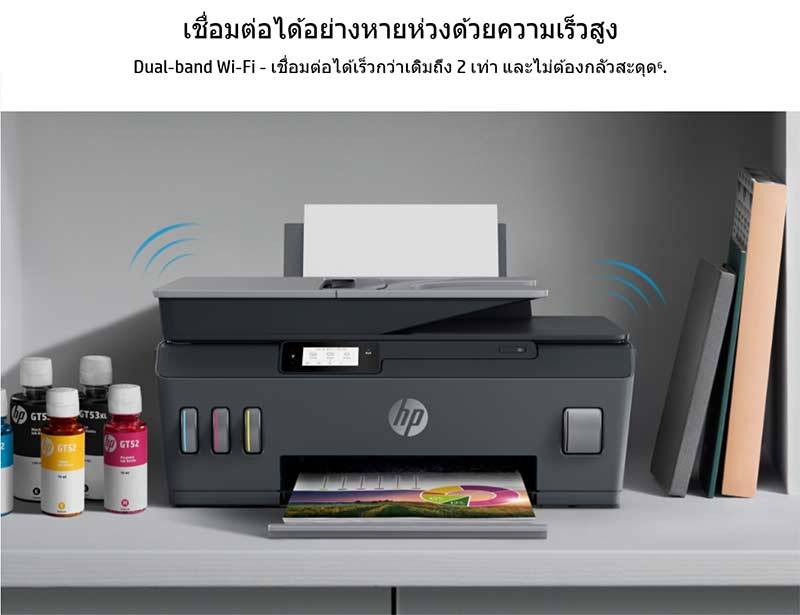 HP เครื่องพิมพ์ Ink Tank 615