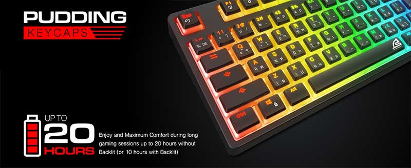 SIGNO E-Sport คีย์บอร์ดเกม KB-751 Red Switch