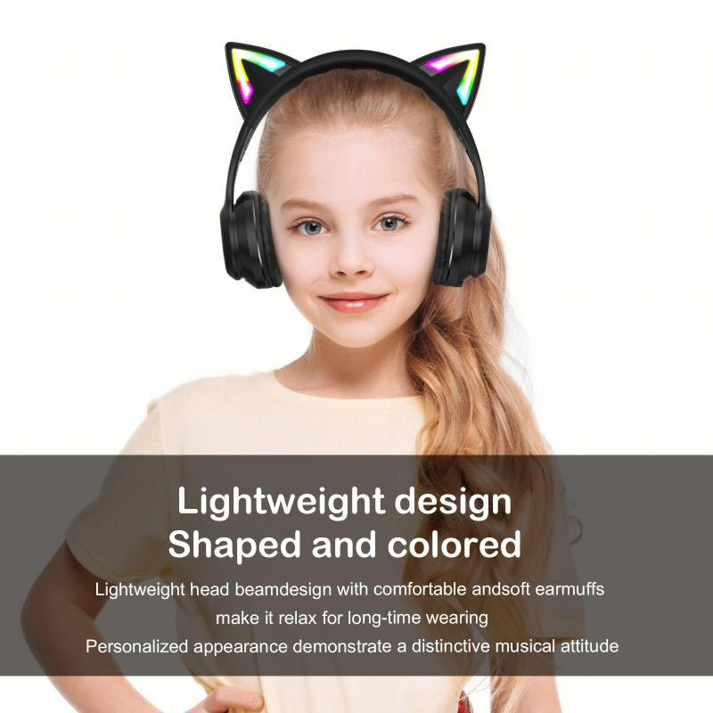 Onikuma หูฟังเกม B90 RGB Cat Ear