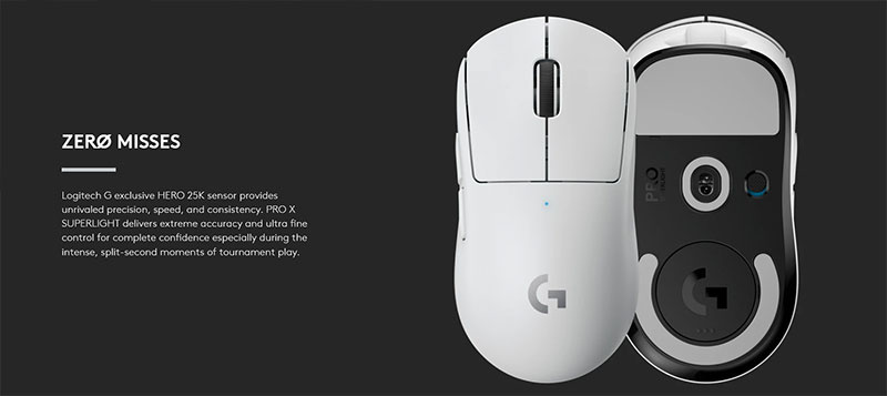 Logitech เม้าส์เกม G PRO X Superlight