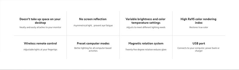 Xiaomi ไฟส่องสว่างติดจอคอมพิวเตอร์ Monitor Light Bar