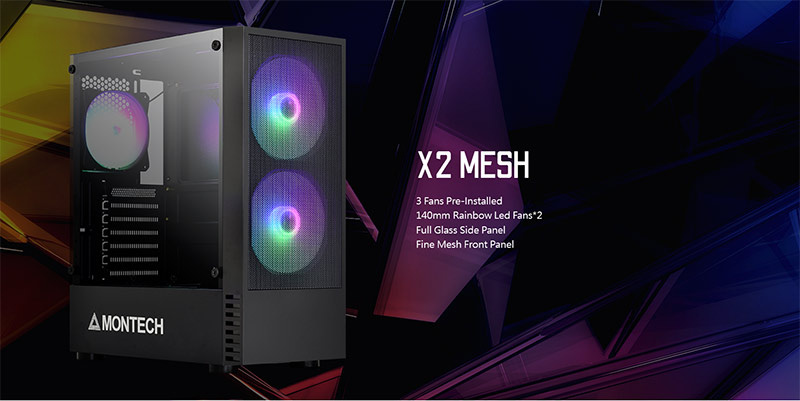 MONTECH CASE MID TOWER X2 MESH