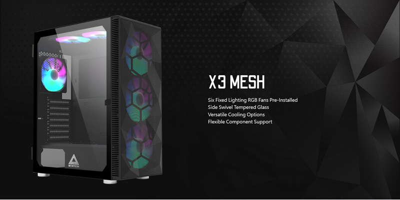 MONTECH CASE MID TOWER X3 MESH