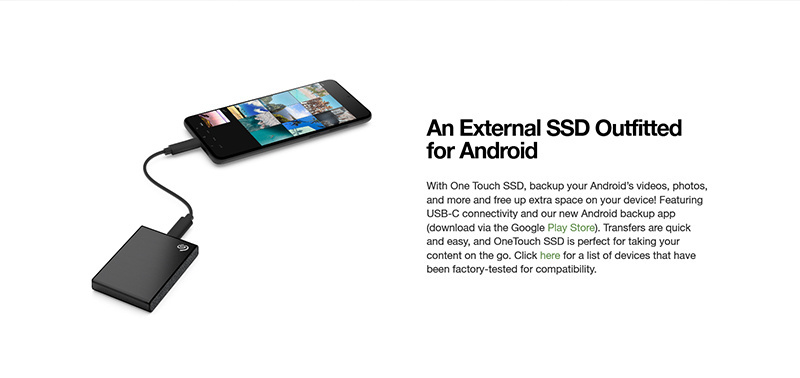 Seagate External SSD One Touch 1TB