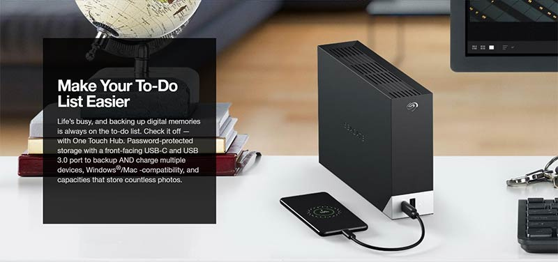 Seagate External Harddisk One Touch HUB