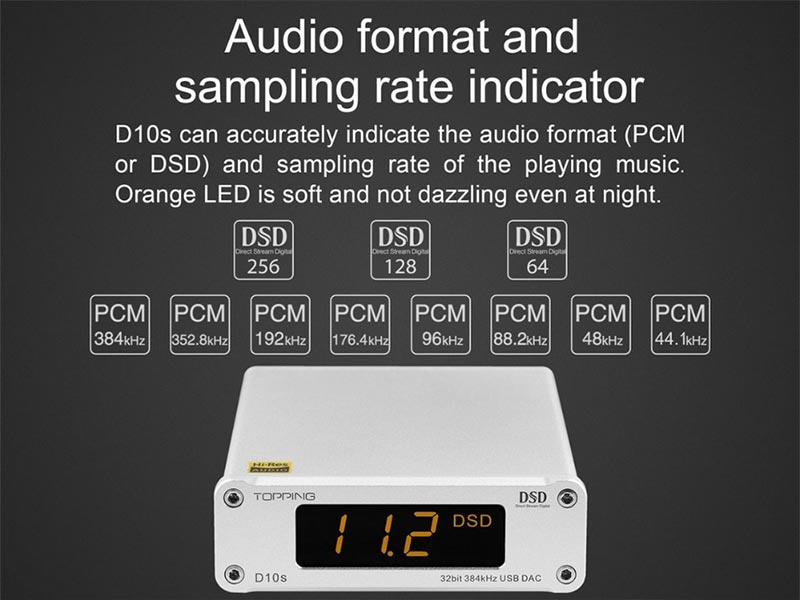 Topping ตัวแปลงสัญญาณเสียง DAC รุ่น D10s