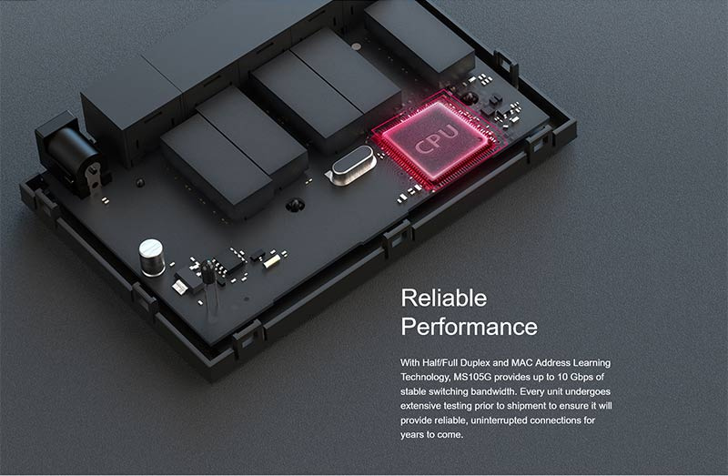 Mercusys ฮับสวิตช์ MS105G