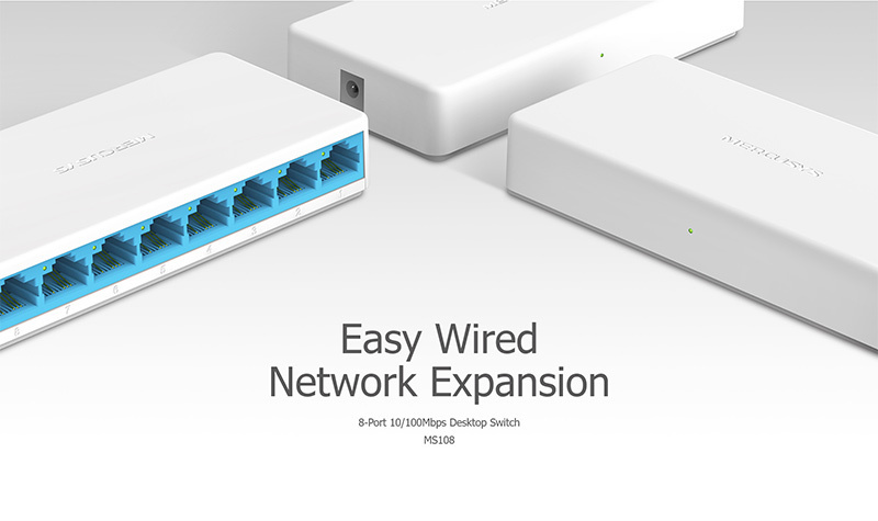 Mercusys ฮับสวิตช์ MS108