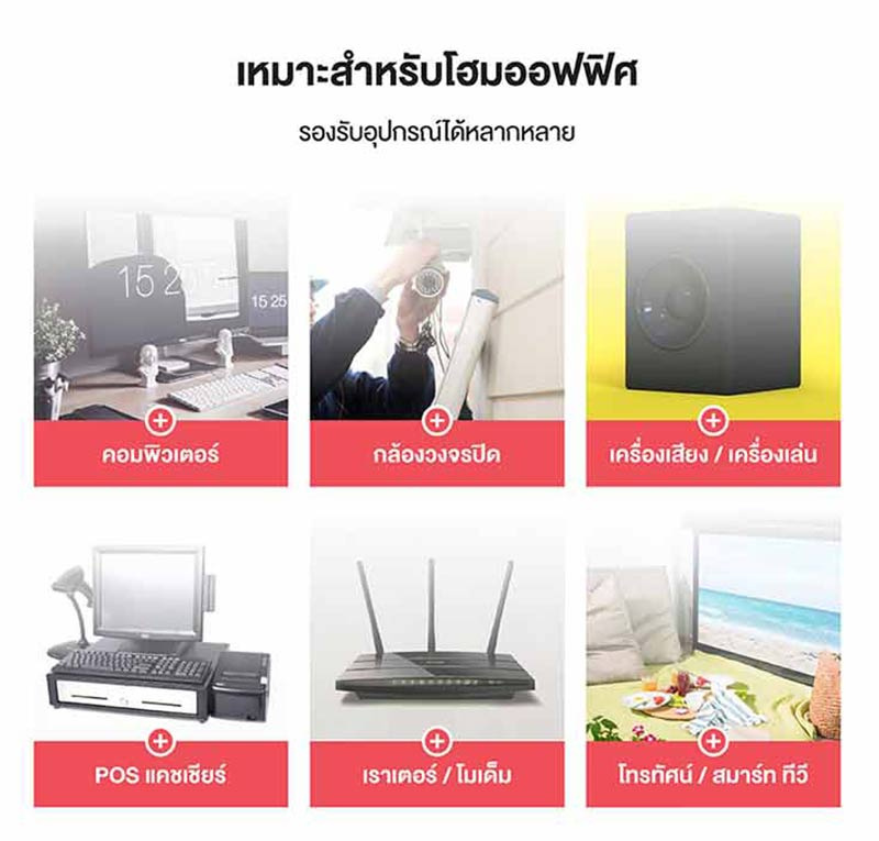 ZIRCON เครื่องสำรองไฟ รุ่น PI 1000VA/700W