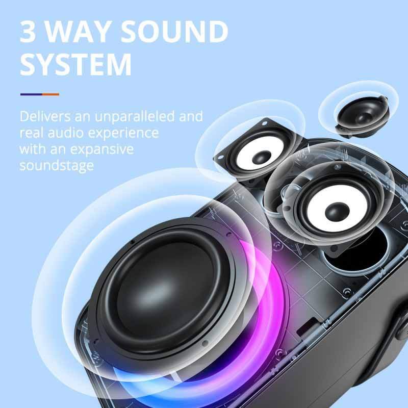 Tronsmart ลำโพงบลูทูธ 60W รุ่น Halo 100 Portable Party Speaker