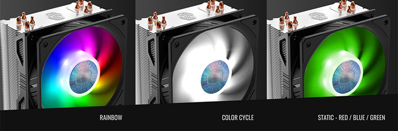 Cooler Master อุปกรณ์ระบายความร้อน CPU Hyper 212 ARGB