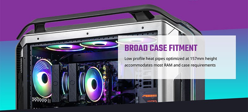 Cooler Master อุปกรณ์ระบายความร้อน CPU Hyper 622 Halo ARGB