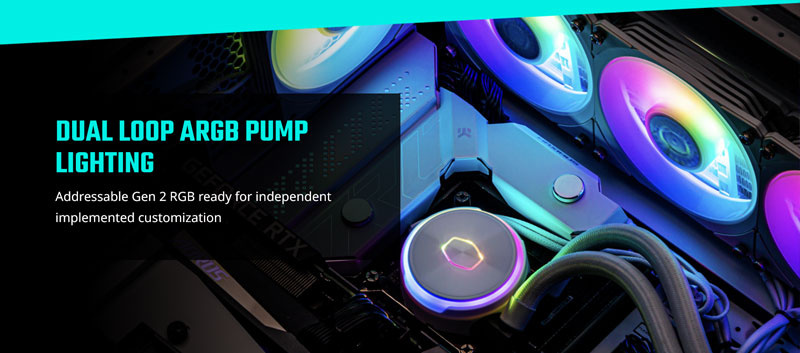 Cooler Master อุปกรณ์ระบายความร้อน CPU ด้วยของเหลว MasterLiquid PL360 Flux