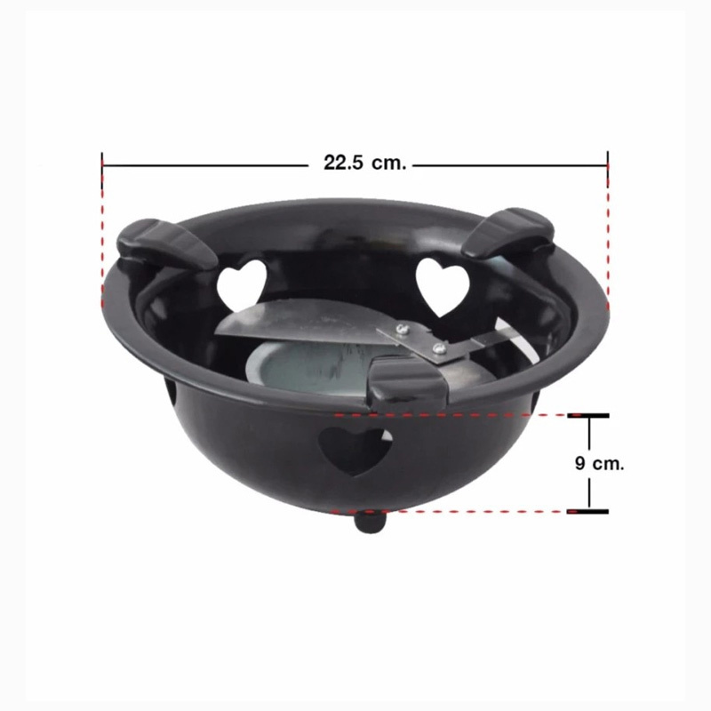 RRS เตาสุกี้/จิ้มจุ่ม ขนาด 22 cm พร้อมกระทะชาบู/จิ้มจุ่ม