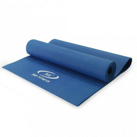 360 Fitness เสื่อโยคะ PVC รุ่น MB-32000 หนา 6 มิลลิเมตร สีน้ำเงิน