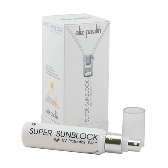 Aliz Paulin Super Sunblock High UV Protection pa+++ 50g. Aliz Paulin Super Sunblock High UV Protection pa+++ 50g.