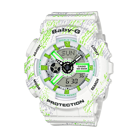 Baby-G นาฬิกาข้อมือ Analog-Digital รุ่น BA-110TX-7ADR Baby-G นาฬิกาข้อมือ Analog-Digital รุ่น BA-110TX-7ADR