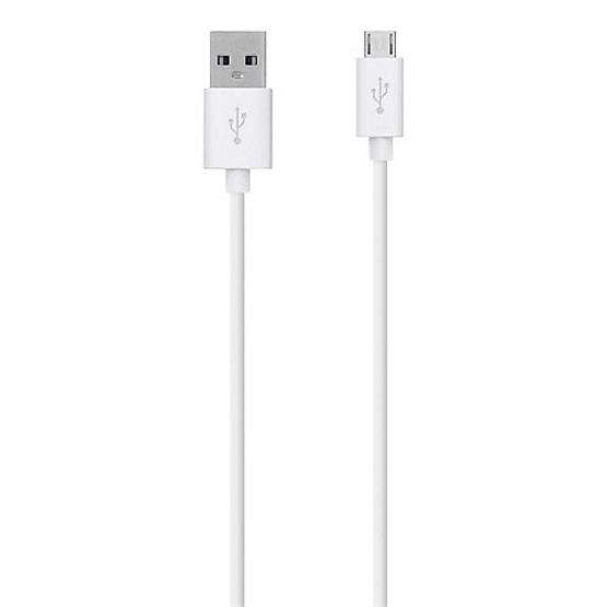 Belkin สาย Cable รุ่น USB-A to Micro USB-B Cable Sync and Charge Cable 1.2 Meter/4 Feet White Belkin สาย Cable รุ่น USB-A to Micro USB-B Cable Sync and Charge Cable 1.2 Meter/4 Feet White