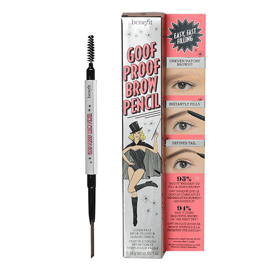Benefit Goof Proof Brow Pencil 0.34g.#4 Benefit Goof Proof Brow Pencil 0.34g.#4