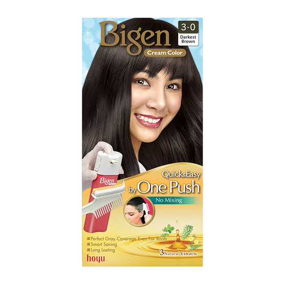 Bigen Cream Color #3-0 Darkest Brown Bigen Cream Color #3-0 Darkest Brown