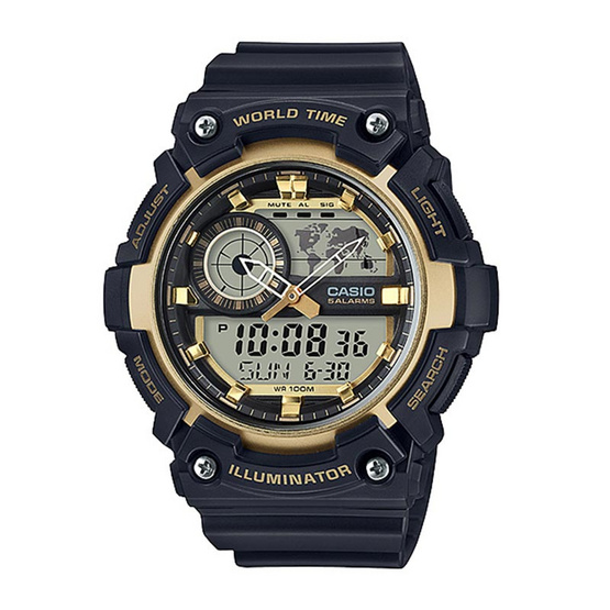 CASIO นาฬิกาข้อมือ รุ่น AEQ-200W-9AVDF CASIO นาฬิกาข้อมือ รุ่น AEQ-200W-9AVDF