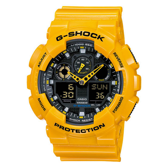 CASIO G-SHOCK นาฬิกาข้อมือ รุ่น GA-100A-9ADR CASIO G-SHOCK นาฬิกาข้อมือ รุ่น GA-100A-9ADR