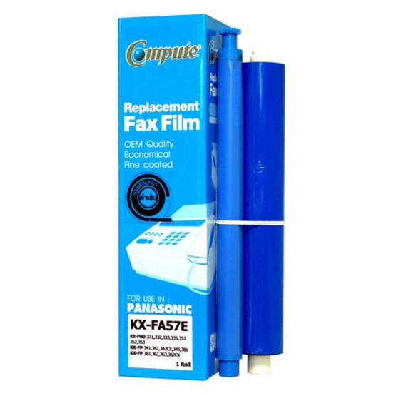 COMPUTE ฟิล์มแฟกซ์ Fax Film Panasonic KA-FA57E Pack 2 ม้วน (กล่องละ 1 ม้วน x 2 กล่อง) COMPUTE ฟิล์มแฟกซ์ Fax Film Panasonic KA-FA57E Pack 2 ม้วน (กล่องละ 1 ม้วน x 2 กล่อง)