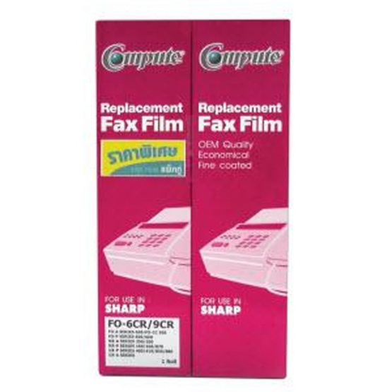 COMPUTE ฟิล์มแฟกซ์ Fax Film Sharp FO6CR Pack 2 ม้วน (กล่องละ 1 ม้วน x 2 กล่อง) COMPUTE ฟิล์มแฟกซ์ Fax Film Sharp FO6CR Pack 2 ม้วน (กล่องละ 1 ม้วน x 2 กล่อง)