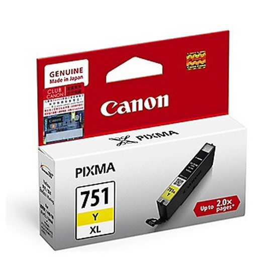 Canon ตลับหมึก อิงค์เจ็ท รุ่น CLI-751YXL Canon ตลับหมึก อิงค์เจ็ท รุ่น CLI-751YXL
