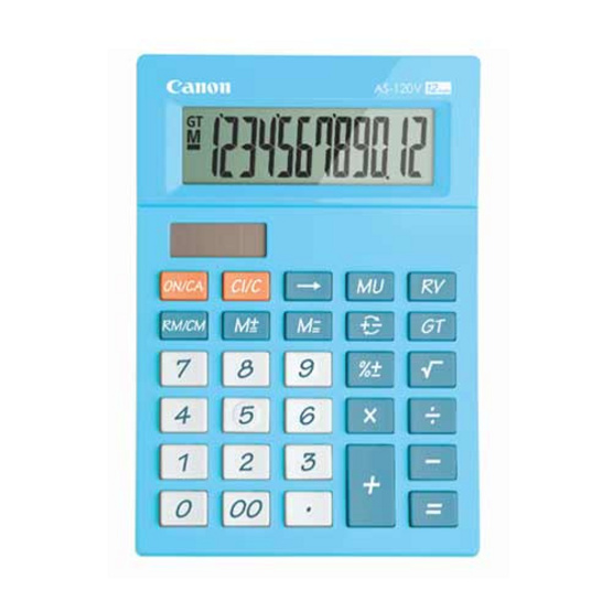 Canon Desktop Calculator รุ่น AS-120V Blue