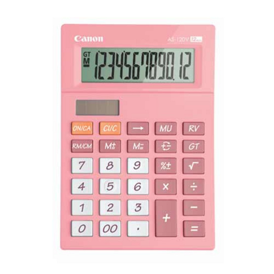 Canon Desktop Calculator รุ่น AS-120V Pink