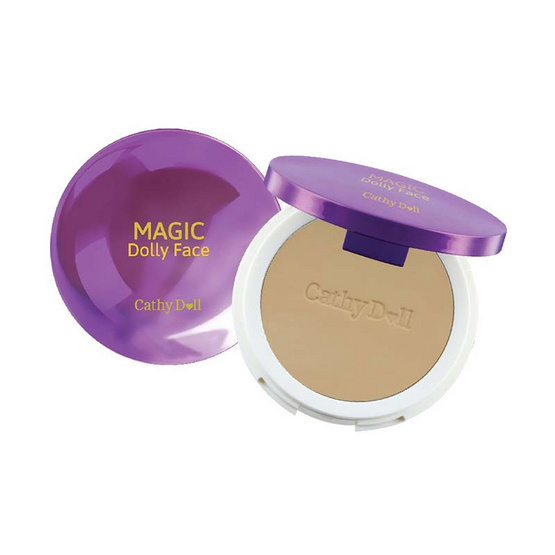 Cathy Doll Magic Dolly Face Two Way Cake Powder SPF30 PA+++ 12g. #25 Sand Beige Cathy Doll Magic Dolly Face Two Way Cake Powder SPF30 PA+++ 12g. #25 Sand Beige