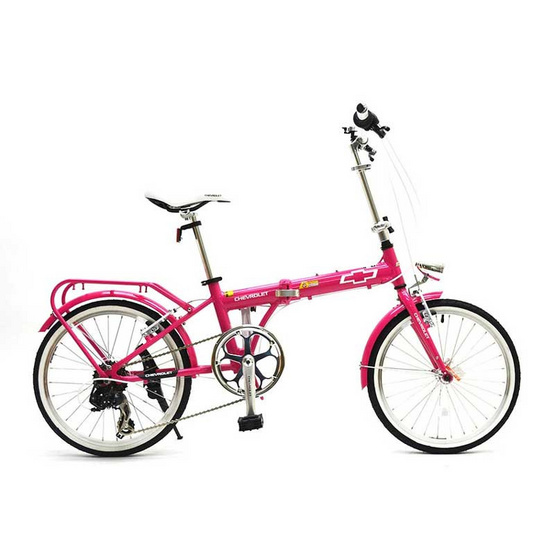 Chevrolet Folding bike จักรยานพับได้ รุ่น CLASSIC 2007A (สีชมพู) Chevrolet Folding bike จักรยานพับได้ รุ่น CLASSIC 2007A (สีชมพู)