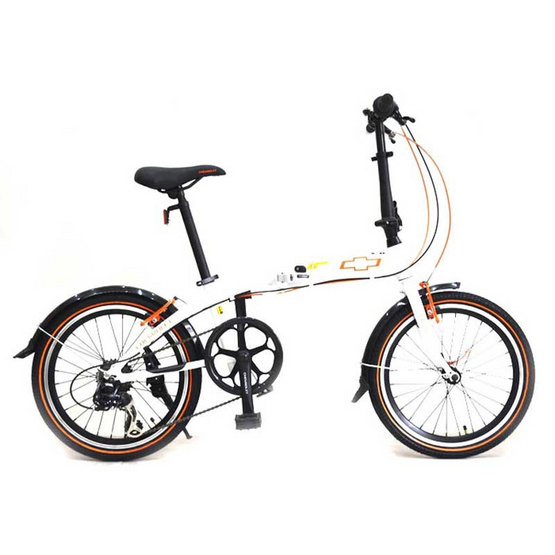 Chevrolet Folding bike จักรยานพับได้ รุ่น CURVE 2007A New Spec (สีขาว) Chevrolet Folding bike จักรยานพับได้ รุ่น CURVE 2007A New Spec (สีขาว)