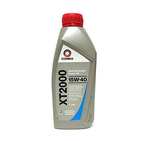 Comma XT21L : น้ำมันเครื่องกึ่งสังเคราะห์ เบนซิน XT2000 15W40 Comma XT21L : น้ำมันเครื่องกึ่งสังเคราะห์ เบนซิน XT2000 15W40
