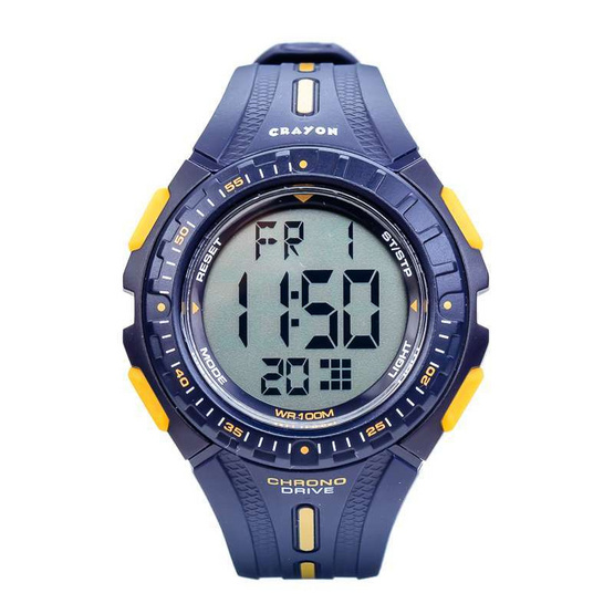 Crayon นาฬิกาข้อมือ รุ่น CR3.182-BLUE Crayon นาฬิกาข้อมือ รุ่น CR3.182-BLUE