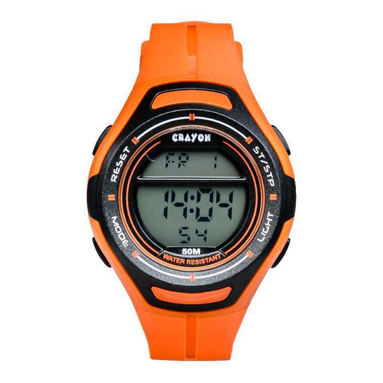 Crayon นาฬิกาข้อมือ รุ่น CR3.183-ORANGE Crayon นาฬิกาข้อมือ รุ่น CR3.183-ORANGE