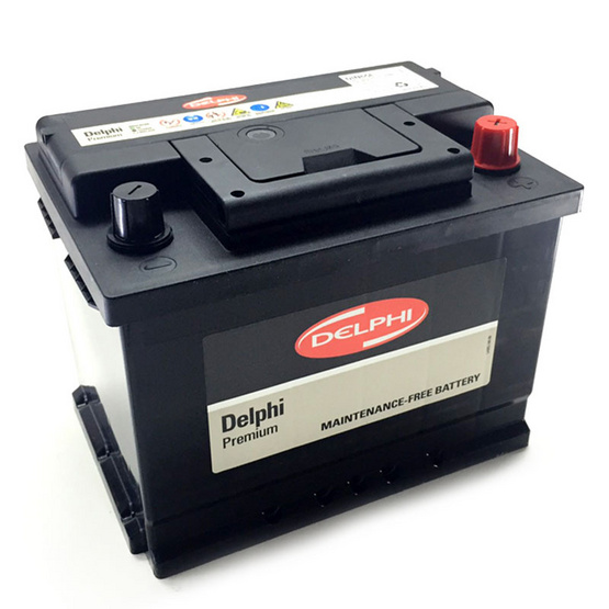 DELPHI แบตเตอรี่ สีดำ รุ่น DIN65L-SMF DELPHI แบตเตอรี่ สีดำ รุ่น DIN65L-SMF