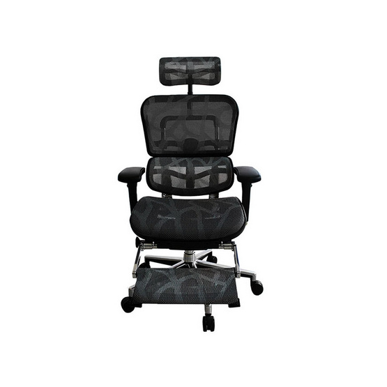 DF Prochair Ergonomic chair (Ergohuman Series) เก้าอี้สำนักงานเพื่อสุขภาพ มีทีรองศีรษะ พร้อมที่วางขาในตัว ตามหลักสรีศาสตร์ รุ่น EH-Plus สีดำ DF Prochair Ergonomic chair (Ergohuman Series) เก้าอี้สำนักงานเพื่อสุขภาพ มีทีรองศีรษะ พร้อมที่วางขาในตัว ตามหลักสรีศาสตร์ รุ่น EH-Plus สีดำ