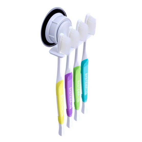 DeHUB ที่วางแปรงสีฟัน 4 แปรงสีขาว THT4-WH40(Super Suction) DeHUB ที่วางแปรงสีฟัน 4 แปรงสีขาว THT4-WH40(Super Suction)