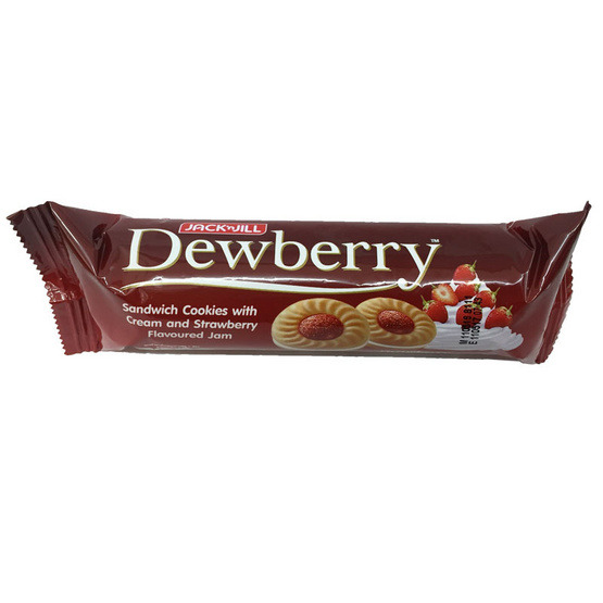 Dewberry ดิวเบอร์รี่ คุกกี้แซนวิช สอดไส้ครีม แยมสตรอเบอร์รี่ ขนาด 72 g. (24 ชิ้น) Dewberry ดิวเบอร์รี่ คุกกี้แซนวิช สอดไส้ครีม แยมสตรอเบอร์รี่ ขนาด 72 g. (24 ชิ้น)