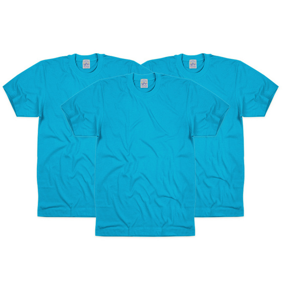 Double Goose เสื้อยืดคอกลม 3330C-2254 3ชิ้น/แพ็ค สีน้ำทะเล Double Goose เสื้อยืดคอกลม 3330C-2254 3ชิ้น/แพ็ค สีน้ำทะเล