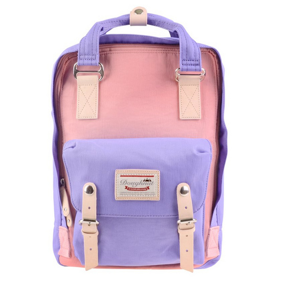 Doughnut กระเป๋าเป้ รุ่น Macaroon Mini D124-9076-F สี Rose X Taro Doughnut กระเป๋าเป้ รุ่น Macaroon Mini D124-9076-F สี Rose X Taro