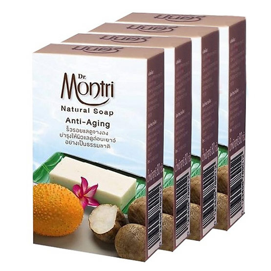 Dr.montri Natural Soap Anti Aging 4 Pcs ลดริ้วรอย บำรุงผิว Dr.montri Natural Soap Anti Aging 4 Pcs ลดริ้วรอย บำรุงผิว