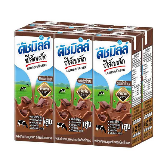 Dutch Mill ดัชมิลล์ ซีเล็คเต็ด นม UHT รสริชช็อคโกแลต ขนาด 225 ml. (36 ชิ้น) Dutch Mill ดัชมิลล์ ซีเล็คเต็ด นม UHT รสริชช็อคโกแลต ขนาด 225 ml. (36 ชิ้น)